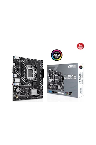 Asus Prime H610m-k Argb D5 1700p Vga Hdmi