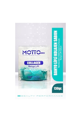 Motto Plus Kolajen Özlü Banyo Lifli Sabun 130 G