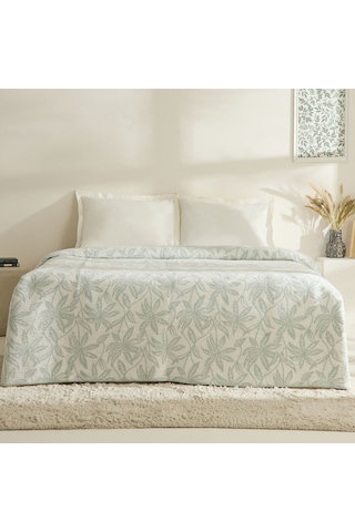 Karaca Home Layla Çift Kişilik Aktilik Battaniye Mint Yeşil