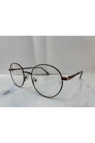 Gr1006451 C.28 51ekt Medıum Beden Unisex Mavi Işık Korumalı Ekran Gözlüğü Kahverengi