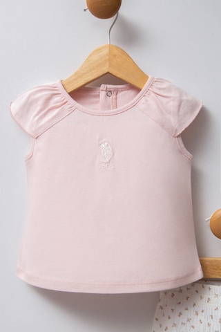 U.S. Polo Assn. U.s. Polo Assn Kız Bebek Pembe Takım Pembe