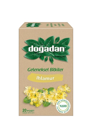 Doğadan Ihlamur Ve Adaçayı 20 Li Bardak Poşet 4 Lü Karma Paket