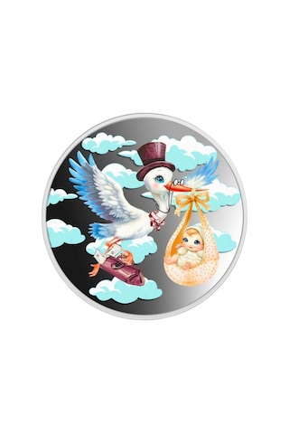 AgaKulche Doğum Sevinci 2024 Gümüş Sikke Coin