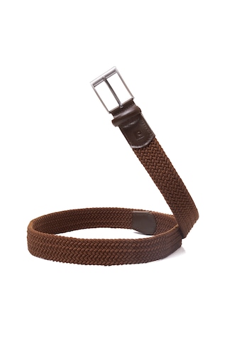 Pierre Cardin Multi Renk Örgü Erkek Kemer En 3,5 Cm Pc-1745 Kahverengi