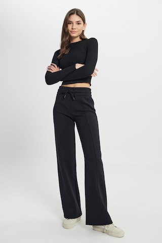 Wrangler Regular Fit Normal Kesim Geniş Paça Antrasit Sweatpant Eşofman Altı W242770XV6 Siyah