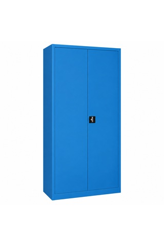 Galvanizli Metal Malzeme Dolabı Mavi