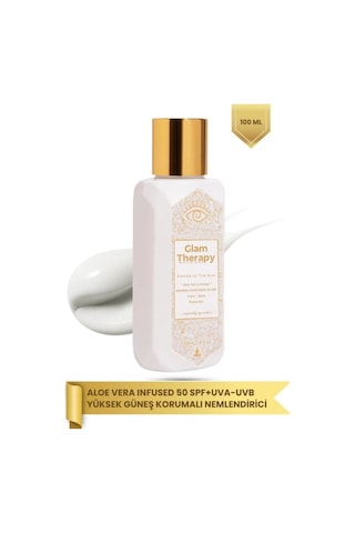 Glam Therapy Solar Embrace Aloe Vera Infused Yüz Ve Vücut Nemlendirici Güneş Kremi 50 Spf 100ml