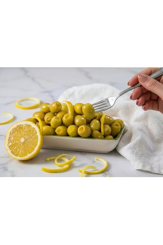 Hasanbey Limon Dolgulu Yeşil Zeytin 500 Gr