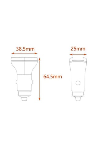 Dancemonkey Dudao R78 Pd Qc Hızlı Şarj Usb, Çift Tip-c Çakmak Şarj Cihazı