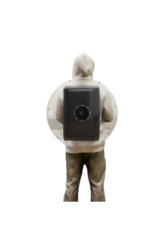 Holobox 3D 45 Cm Hologram Fan Reklam Çantası