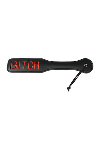 Bıtch Siyah Deri Şaplak Fantezi Deri Şaplak Unısex