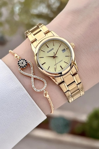 Casio Csgnct145 Kadın Kol Saati Altın