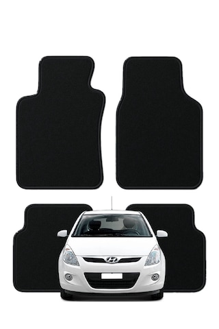 Hyundai İ20 1. Nesil 2008-2014 Özel Kesim Tam Uyumlu Lüx Oto Halı Paspas , Hyundai Paspas , Hyundai Halı Paspas , Hyundai İ20 Paspas , İ20 Paspas