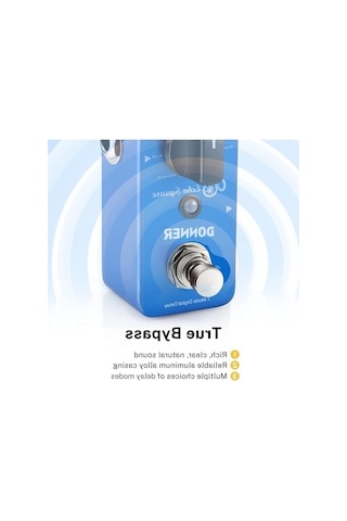 2As Dijital Çoklu Delay Pedalı, Ec1006 Modeli Açık Antrasit