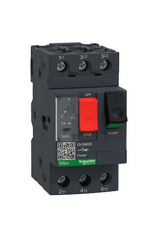 Schneider Electric Tesys Deca Gv2Me08 Motor Koruma Şalteri (2,5A-4A)