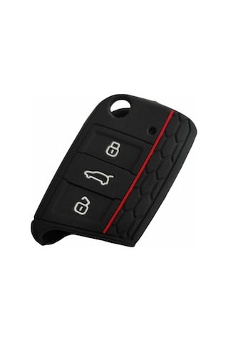 Silikon Anahtar Kılıfı Seat Skoda Vw Golf Leon Polo Ibiza Süper B Passat Tiguan Alteca Arona