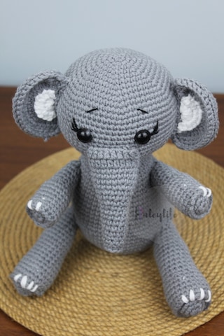 Aleylife Amigurumi Sevimli Fil Bebek