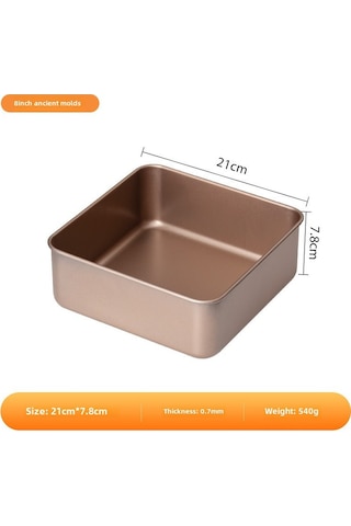 Wezone 8 İnç Profesyonel Derin Kenarli Pasta Kalibi - Anti Yapışkan Tabaka, Kolay Temizleme, Dayanıklı Malzeme İle Pastane Ve Ev Fırınlama Diğer