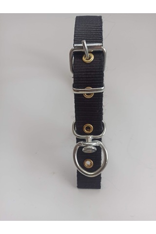 Kozaklı Küçük Irk Köpek Tasması Siyah 50 x 2.5 CM Siyah