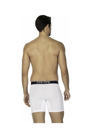 D'S Damat Comfort Boxer Uzun Beyaz