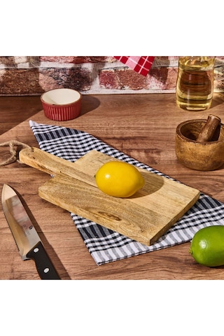 Houseware Mango Kesme Tahtası - Kahverengi - 16x33x1,4 Cm Ahşap