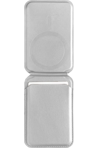 Buff Apple Uyumlu iPhone Walletmag 2.0 Stant Manyetik Deri Cüzdan Gray Gri