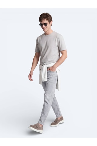 Kip Taş Düz T-shirt