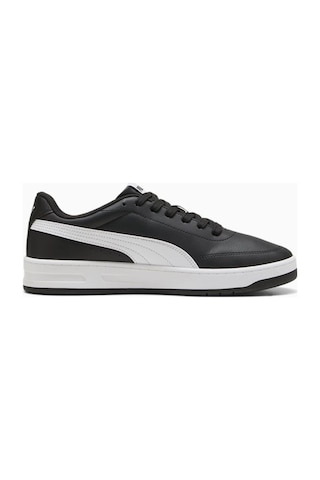 Puma Court Classic Clean Siyah Erkek Sneaker SİYAH-BEYAZ
