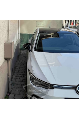 Vw Golf 8 2019 Sonrası Uyumlu Batman Yarasa Ayna Kapağı Piano Black ABS Plastik (00) (ŞüsCarOto Aksesuar)