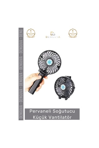 Vantilatör Usb Taşınabilir Şarjlı Katlanabilir Sessiz Güçlü Hava Pervaneli Soğutucu Küçük Vantilatö