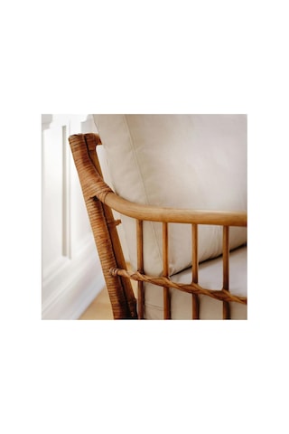 Tr Rattan Berjer Koltuk, 60x60 Cm, Beyaz, Ergonomik Tasarım Diğer