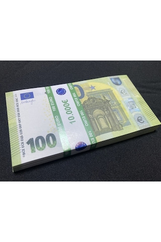 Aykar Yeni 100 Adet 100 Euro Geçersiz Sahte Eğlence Oyun Şaka Düğün...