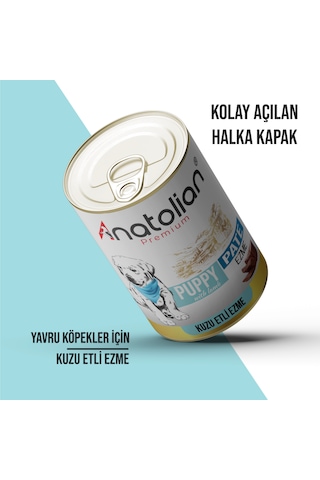 Anatolian Premium Kuzulu Ezme Yavru Köpek Konservesi 24 X 400 G