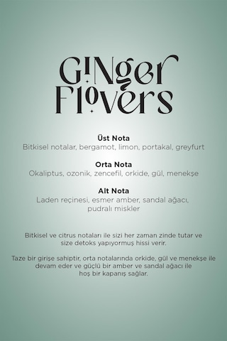 Ginger Flowers Maxx Tower 750-x Koku Kartuşu 100 Ml Premıum Seri