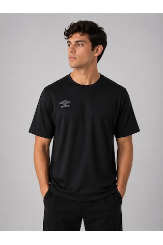 Umbro Season Erkek Siyah Pamuklu Spor Tişört Nf0150