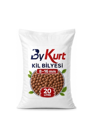 Kil Bilyesi 20 Litre 8-16 Mm Saksı Bitkileri, Bahçe Peyzajı Ve Hidroponik Kullanım İçin 20 L