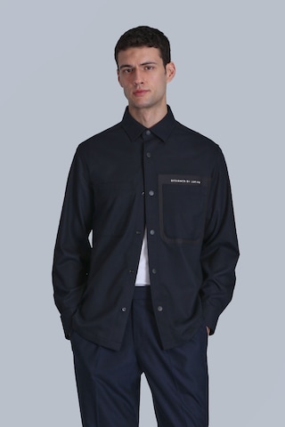 Lufian Hard Erkek Basic Gömlek Slim Fit Koyu Lacivert Koyu Lacivert 112010651100210 Koyu Lacivert