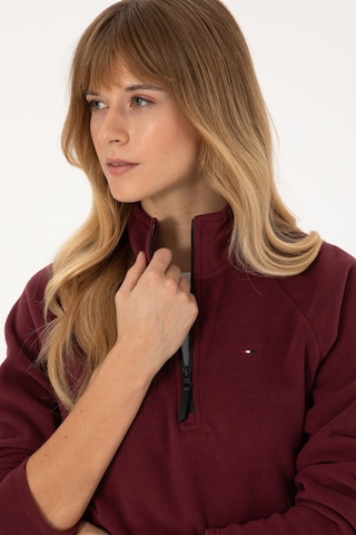 U.s. Polo Assn. Kadın Plum Sweatshirt 50316714-vr177 New Plum