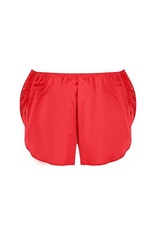 Loya Kadın Kırmızı Alanis Dantelli Şort Külot Kırmızı