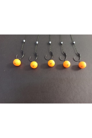 Sazan Rig Takımı 5 Takım Küspe Aparatı Dahil Sarı Pop 5 Takım