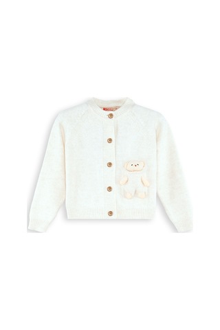 Denokids Oyuncaklı Kız Çocuk Triko Hırka Çok Renkli