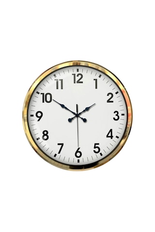 Zentime Gold Standart 52 Cm Metal Zarif Duvar Saati Çok Renkli