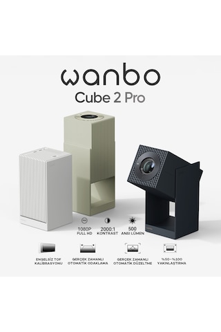 Wanbo Cube 2 Pro Projeksiyon Cihazı - Yeşil