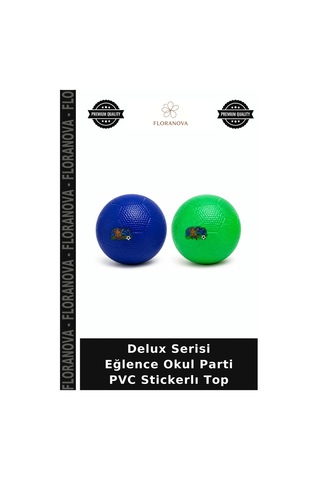 Delux Serisi Eğlence Okul Parti Pvc Stickerlı Top