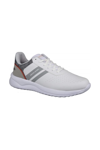 Pierre Cardin PC-31110-31083 Unisex Sneaker Ayakkabı BEYAZ Siyah - Beyaz