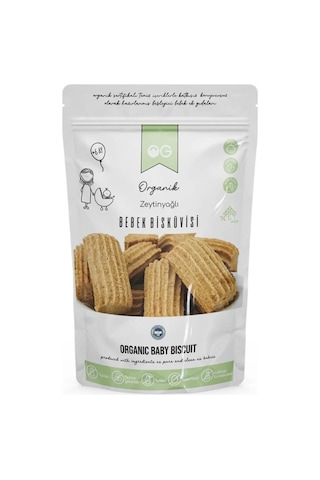OG natural Keçiboynuzlu ve Zeytinyağlı Bebek Bisküvi Seti +6 Ay