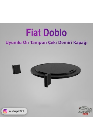 Fiat Doblo Uyumlu Ön Tampon Çeki Demiri Kapağı