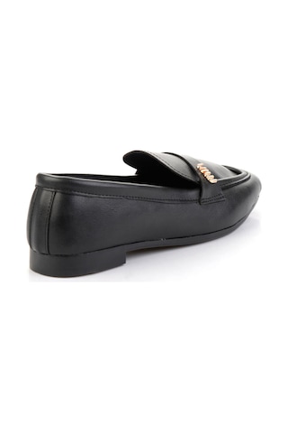 Bambi Siyah Kadın Loafer Ayakkabı K01688011609 Siyah