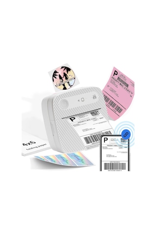 Yunboo Portatif Termal Yazıcı: Etiket, Fotoğraf Ve Belge Yazdırma, Bluetooth İle Kablosuz, Ev Ve Ofis Kullanıma Uygun