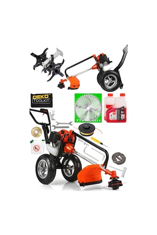 Deko Turkey DK2OB Çapalama + Ot Biçme Arabalı Tırpan Seti